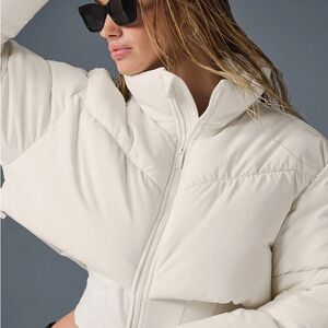 Women's White Puffer Jacket